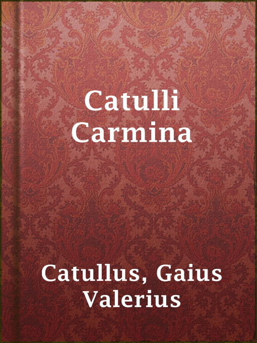 Imagen de portada para Catulli Carmina